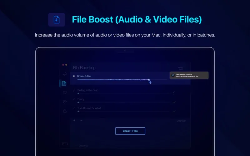Captures d'écran de Boom2:Volume Boost & Equalizer