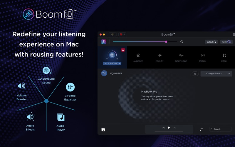 Boom3D: Volume Booster and EQ應用截圖