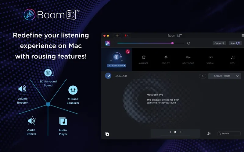 Boom3D: Volume Booster and EQ स्क्रीनशॉट