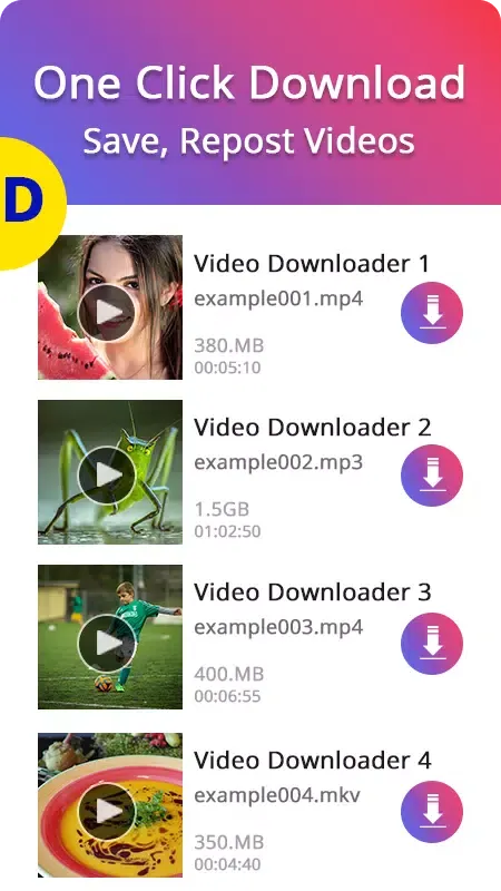 Capturas de pantalla de AllVid - Video Downloader