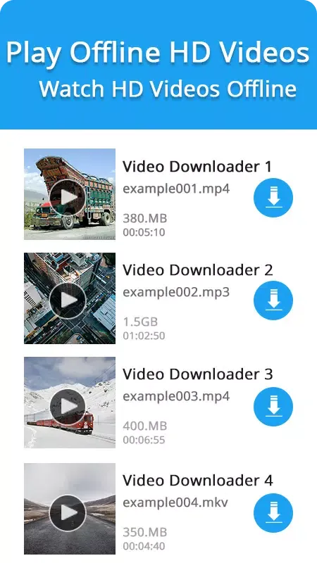 Capturas de pantalla de AllVid - Video Downloader