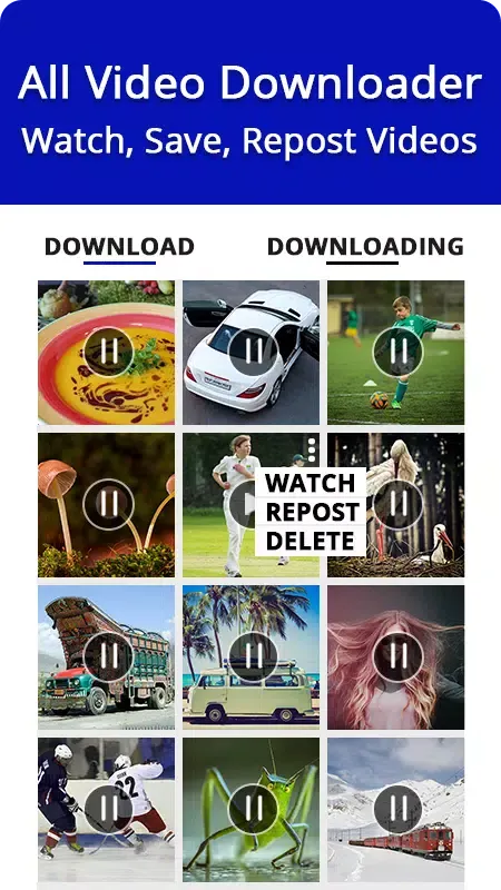 Capturas de pantalla de AllVid - Video Downloader