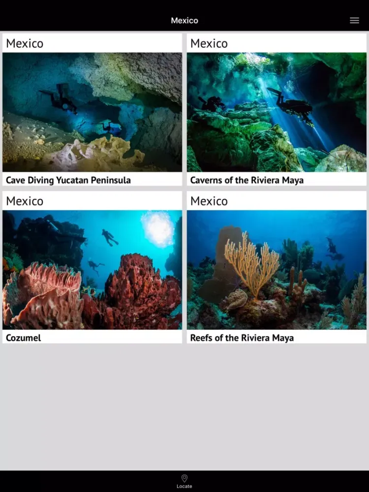 Mexico - Global Dive Guide iPad  스크린샷