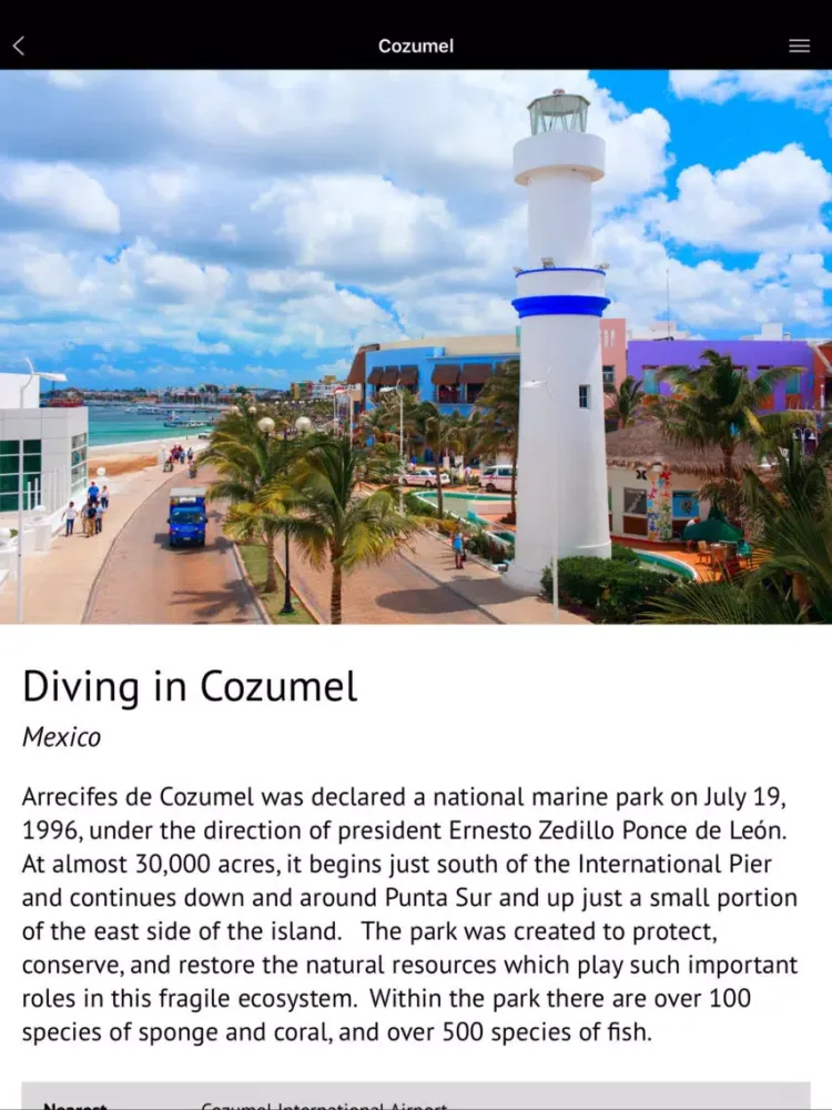 Mexico - Global Dive Guide iPad  스크린샷