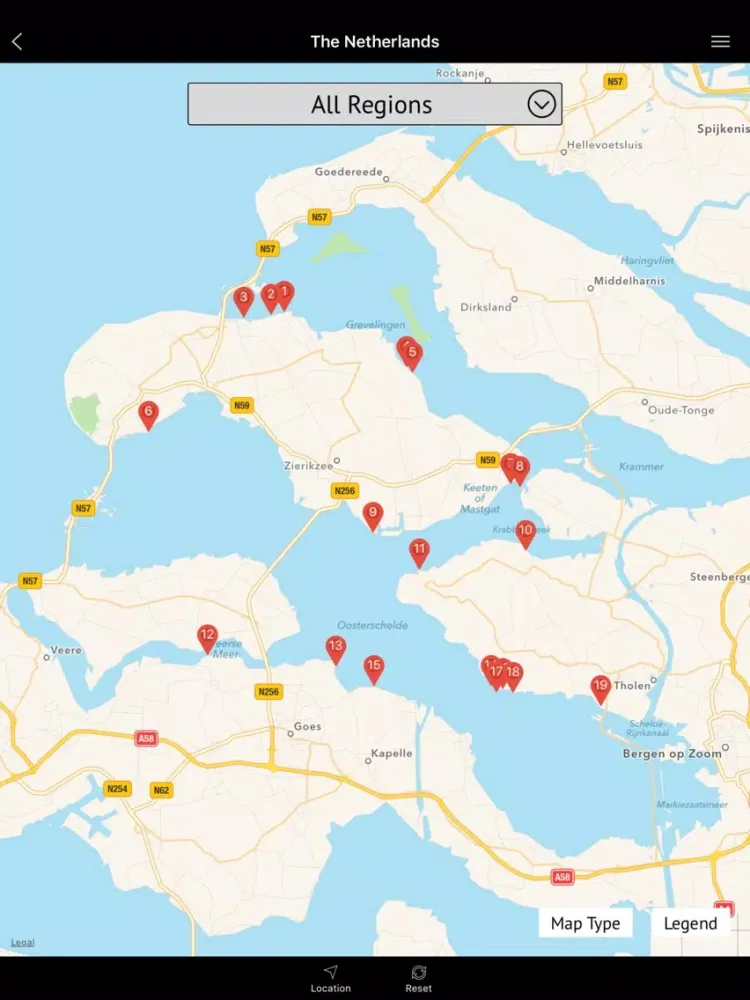 The Netherlands - Global Dive Guide iPad  스크린샷