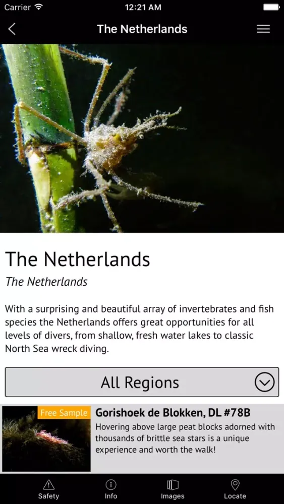 The Netherlands - Global Dive Guide 스크린샷