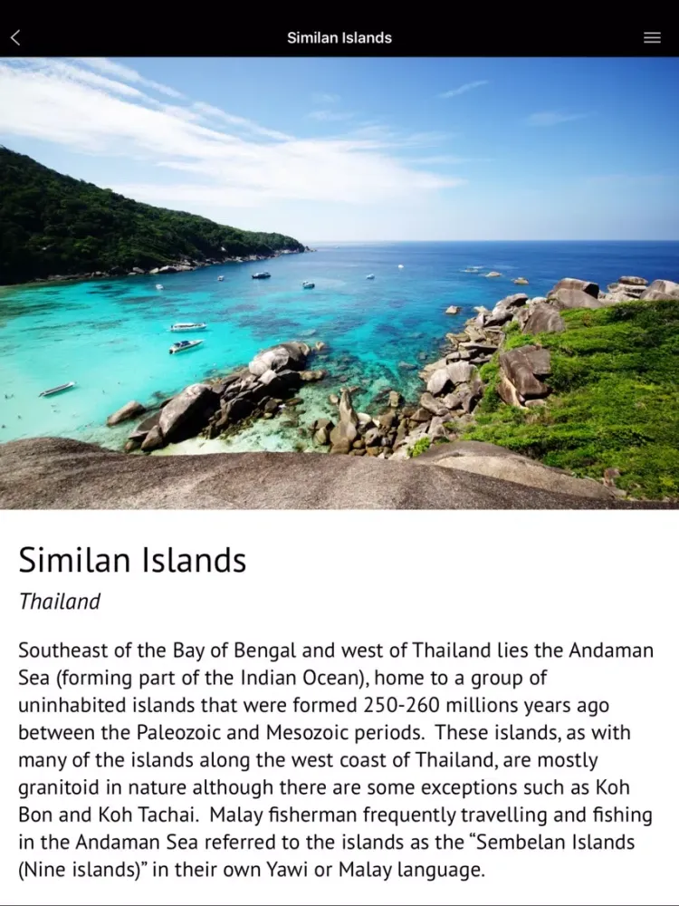 تصاویر Thailand - Global Dive Guide iPad 