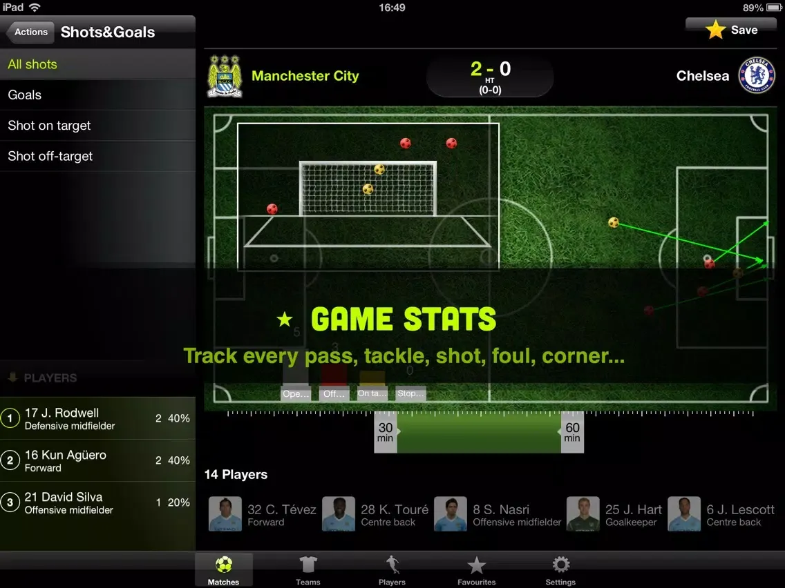 Скриншоты Live Score Once iPad 