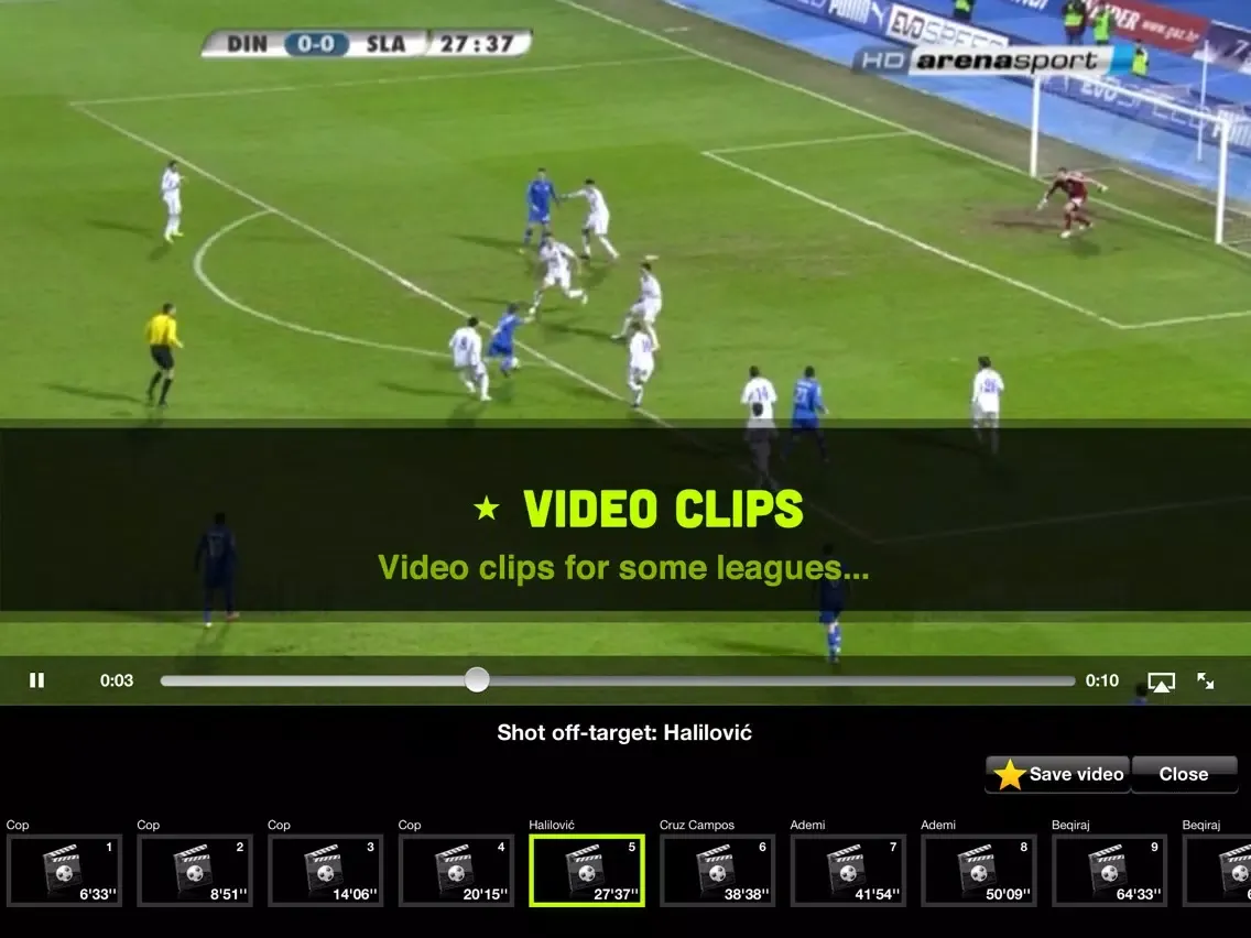 Скриншоты Live Score Once iPad 