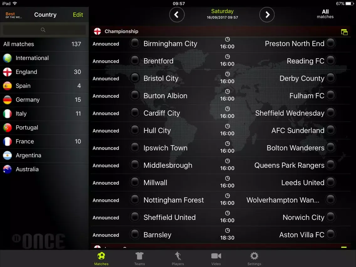 Zrzuty ekranu Once Football PRO iPad 