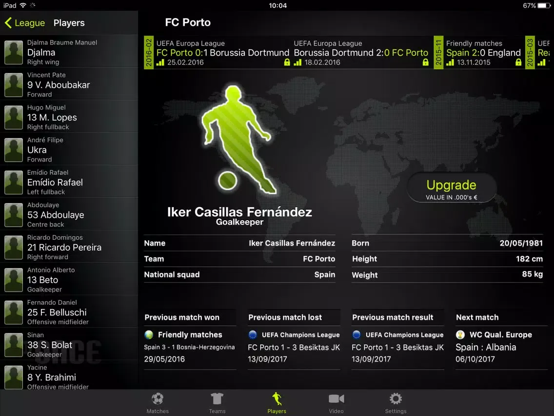 Zrzuty ekranu Once Football PRO iPad 