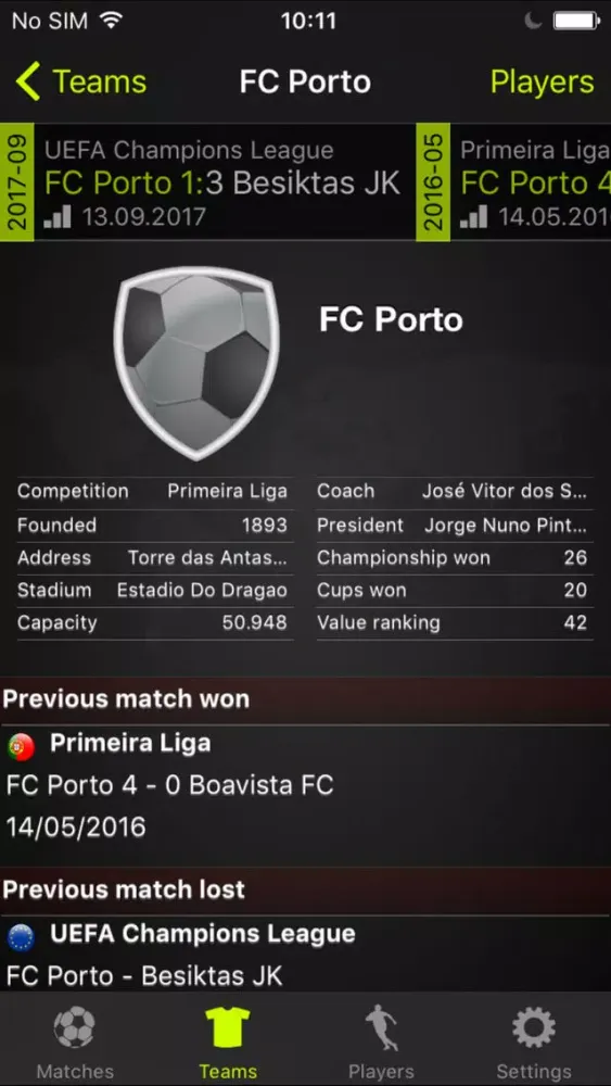 Zrzuty ekranu Once Football PRO