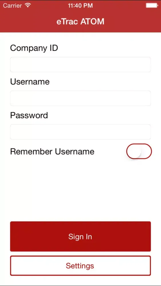 eTrac ATOM Screenshots