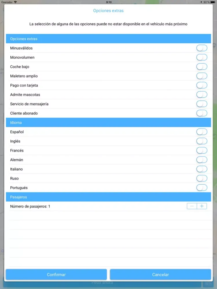 Tangkapan skrin Diggitel iPad 