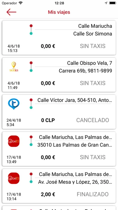 eTaxi do Screenshots