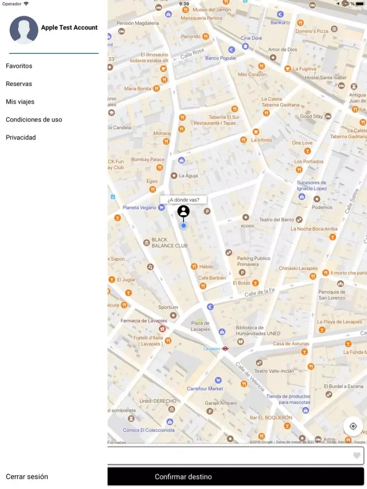 ภาพหน้าจอของ Teletaxi Antofagasta iPad 