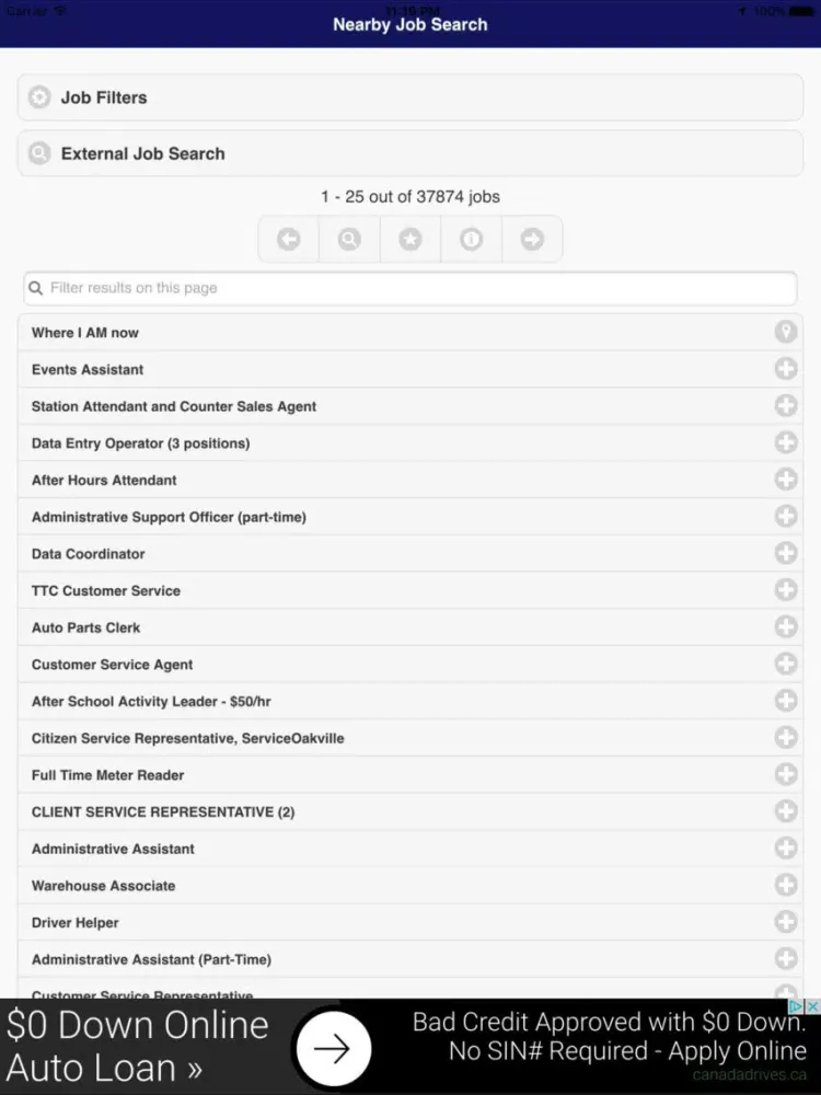 Скриншоты Job Search Near Me iPad 