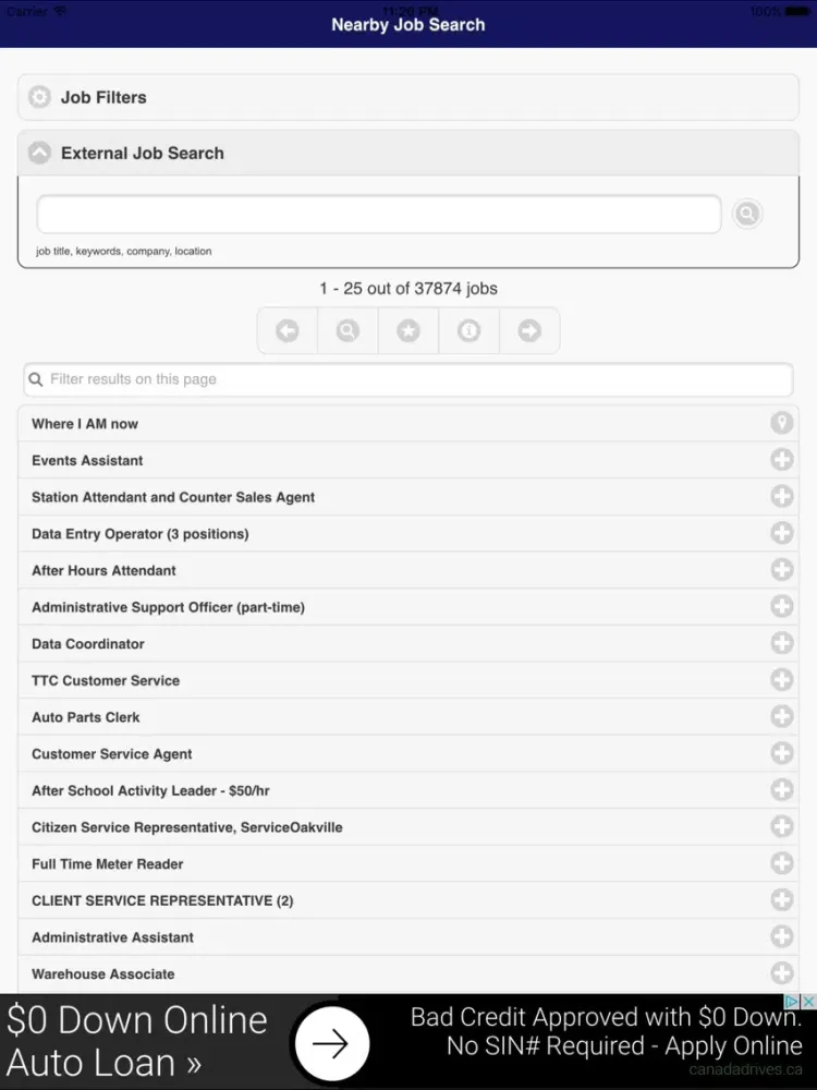 Скриншоты Job Search Near Me iPad 