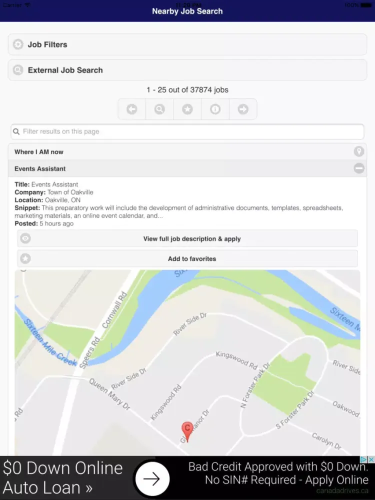 Скриншоты Job Search Near Me iPad 