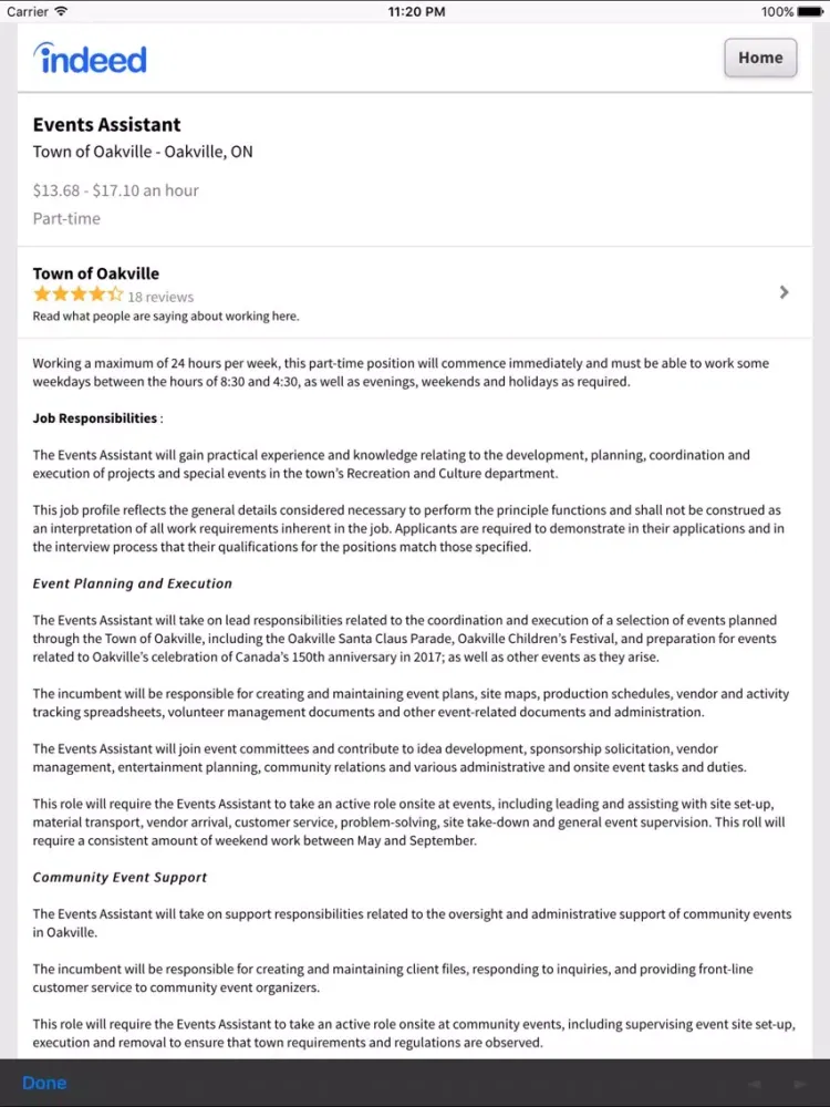 Скриншоты Job Search Near Me iPad 