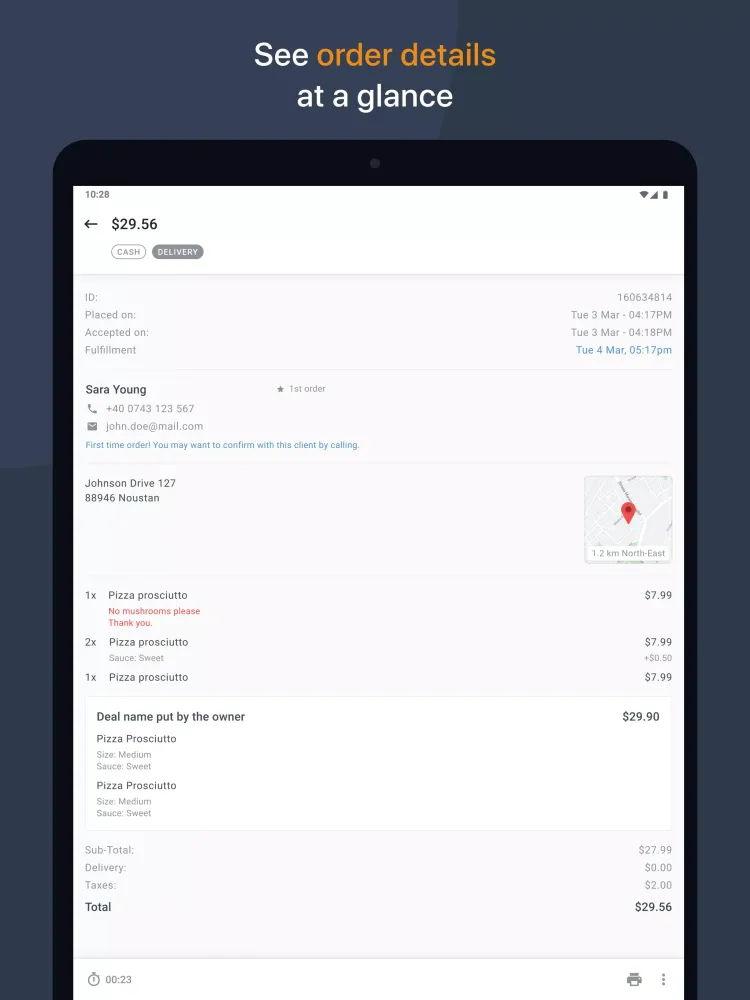 Restaurant Screenshots