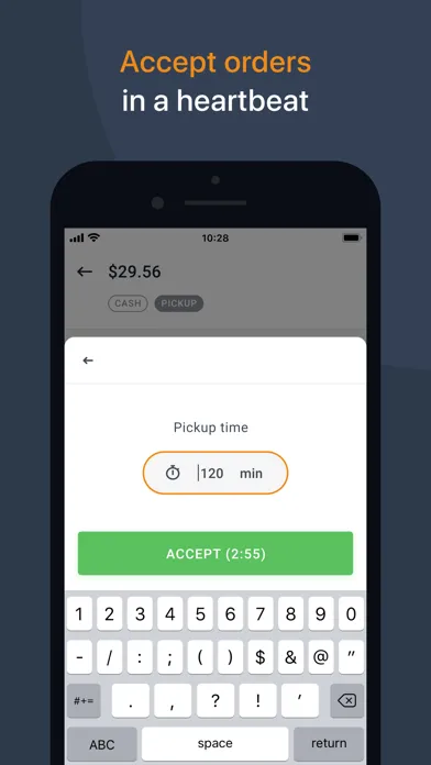 Capturas de pantalla de Restaurant Order-Taking App