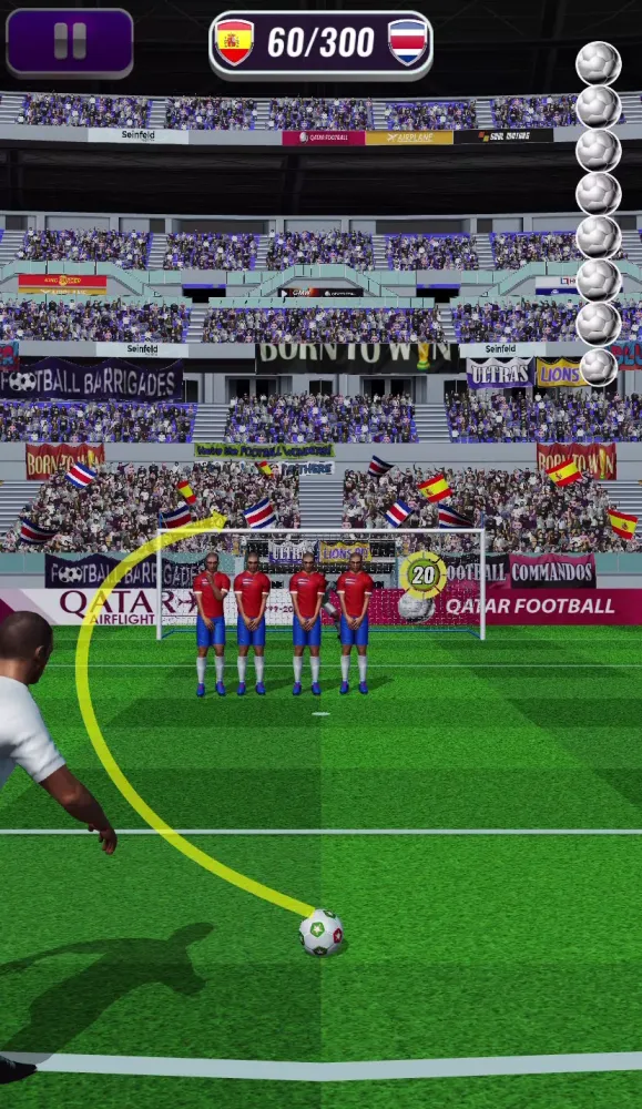Screenshot di World Penalty Flick Soccer