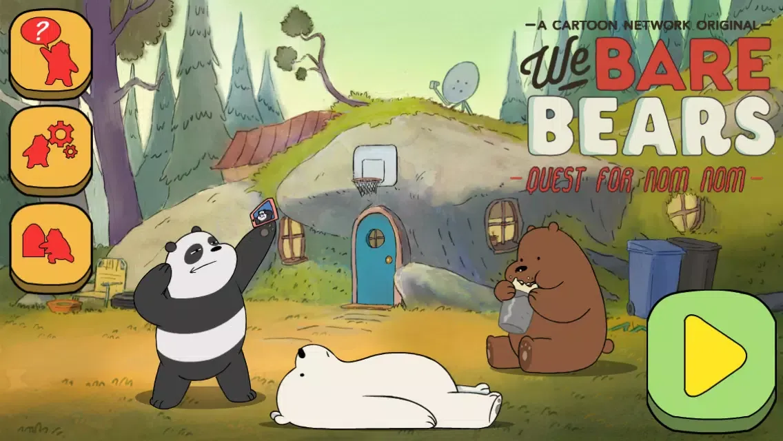 Tangkapan layar We Bare Bears Quest for NomNom