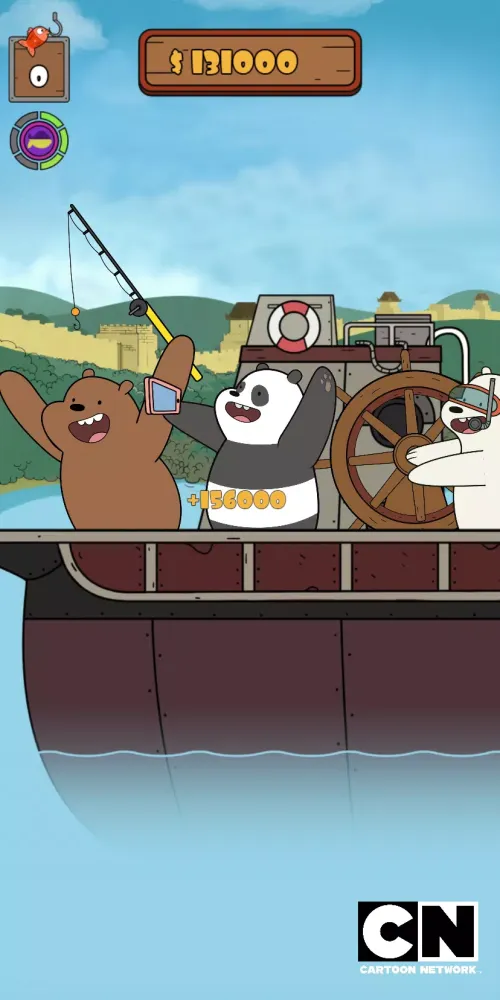 We Bare Bears: Crazy Fishing Screenshots