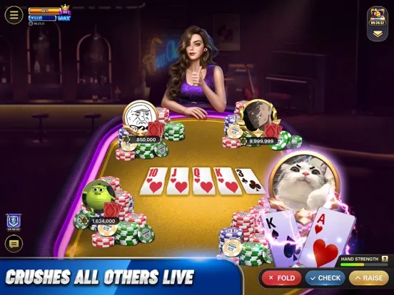 Captures d'écran de Poker Live: Texas Holdem Games iPad 