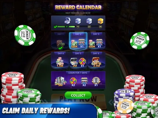 Captures d'écran de Poker Live: Texas Holdem Games iPad 