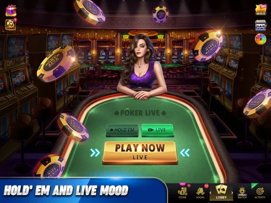 Captures d'écran de Poker Live: Texas Holdem Games iPad 