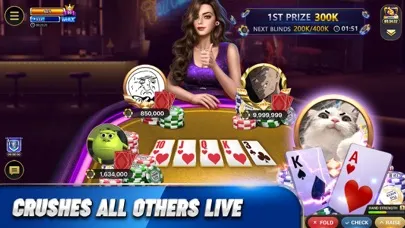 Captures d'écran de Poker Live: Texas Holdem Games