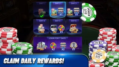 Captures d'écran de Poker Live: Texas Holdem Games