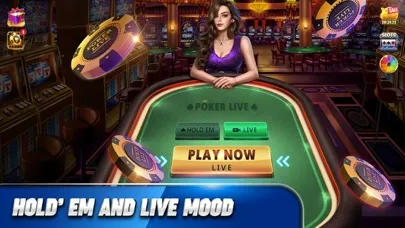 Captures d'écran de Poker Live: Texas Holdem Games