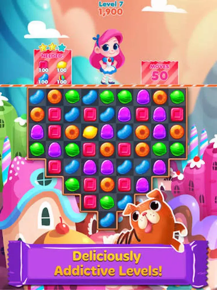 صور Cookie Heroes - candy gingerbread donut blast game iPad 