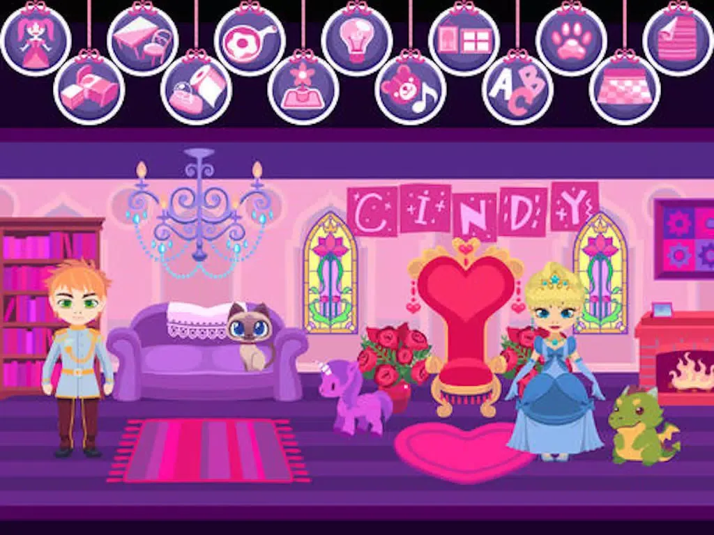 Capturas de tela do Princess Castle - Doll House Maker, Spa & Dress Up iPad 