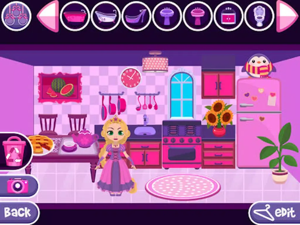Capturas de tela do Princess Castle - Doll House Maker, Spa & Dress Up iPad 