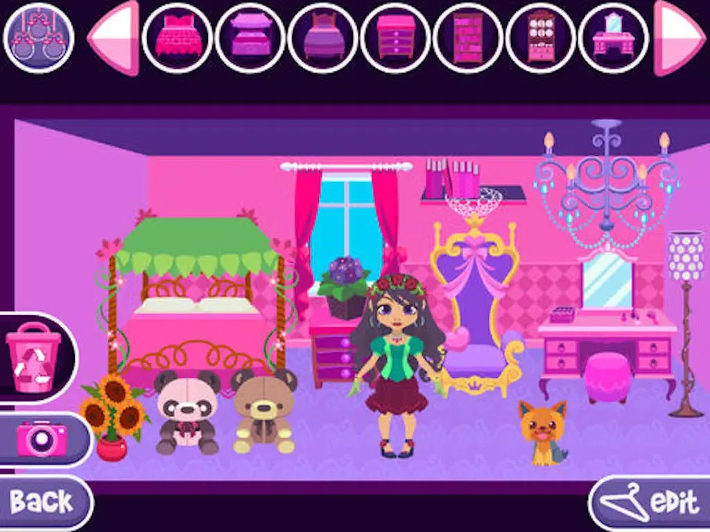 Capturas de tela do Princess Castle - Doll House Maker, Spa & Dress Up iPad 