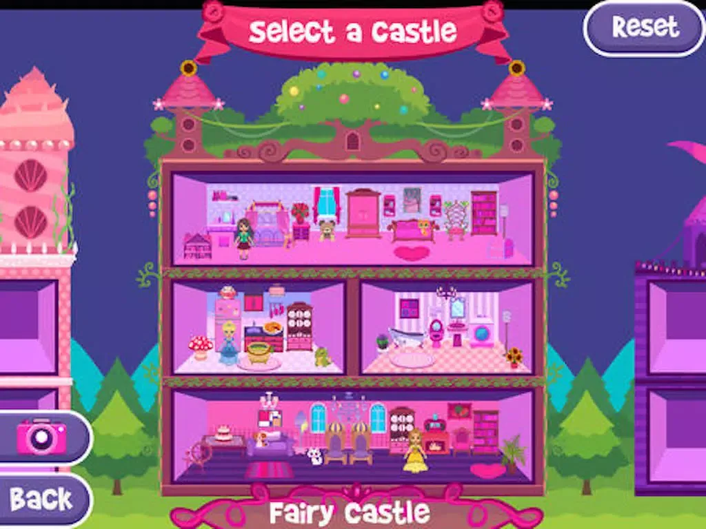 Capturas de tela do Princess Castle - Doll House Maker, Spa & Dress Up iPad 