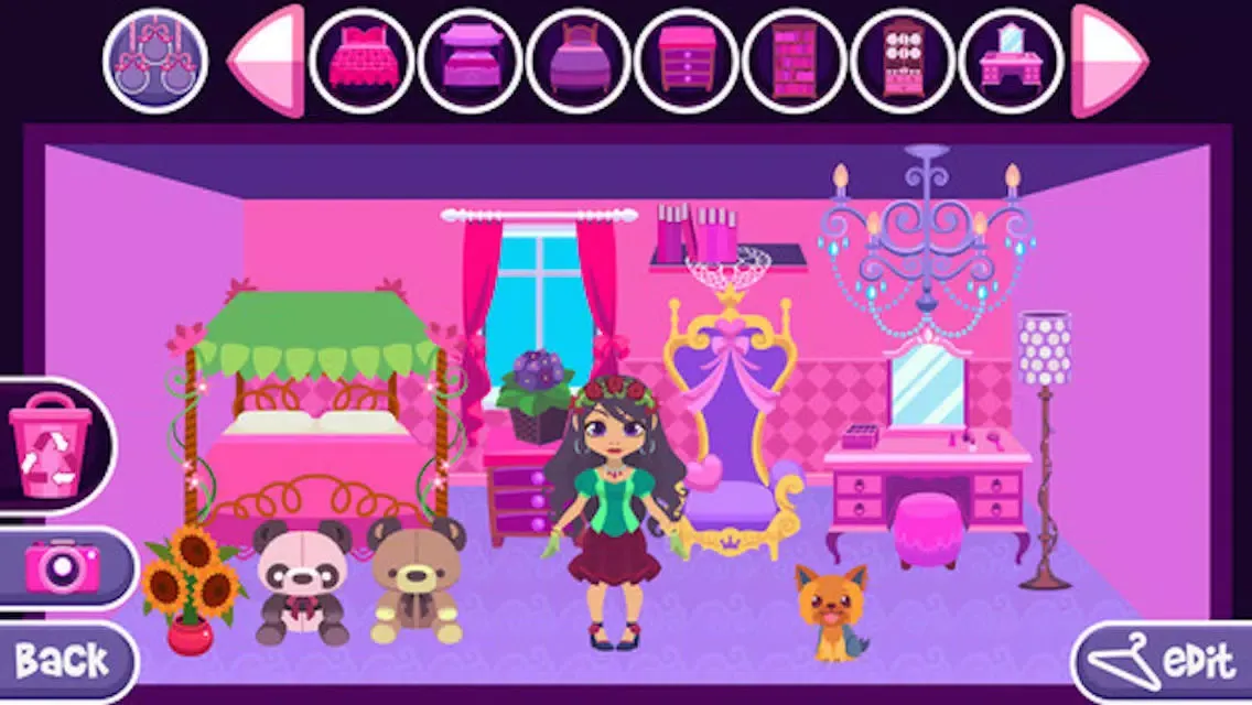 Capturas de tela do Princess Castle - Doll House Maker, Spa & Dress Up