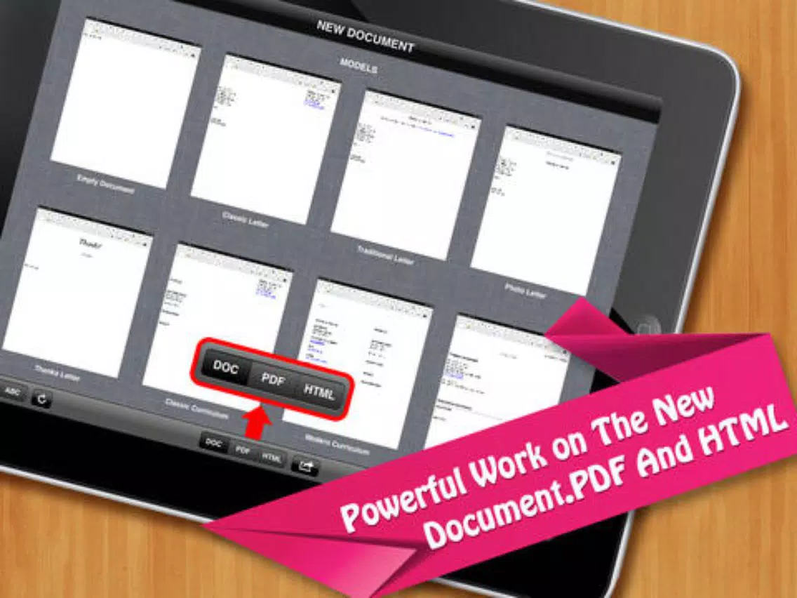 Скриншоты Office Docs - for MS Word editon iPad 