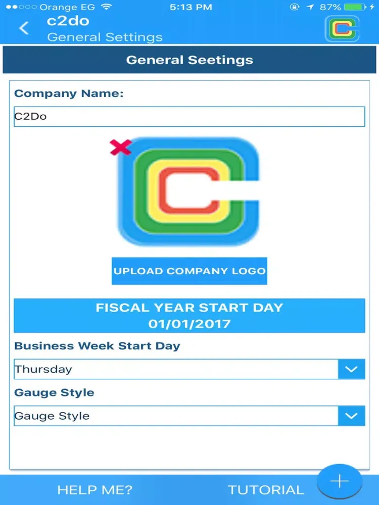 C2DO - KPI Dashboard iPad  Screenshots