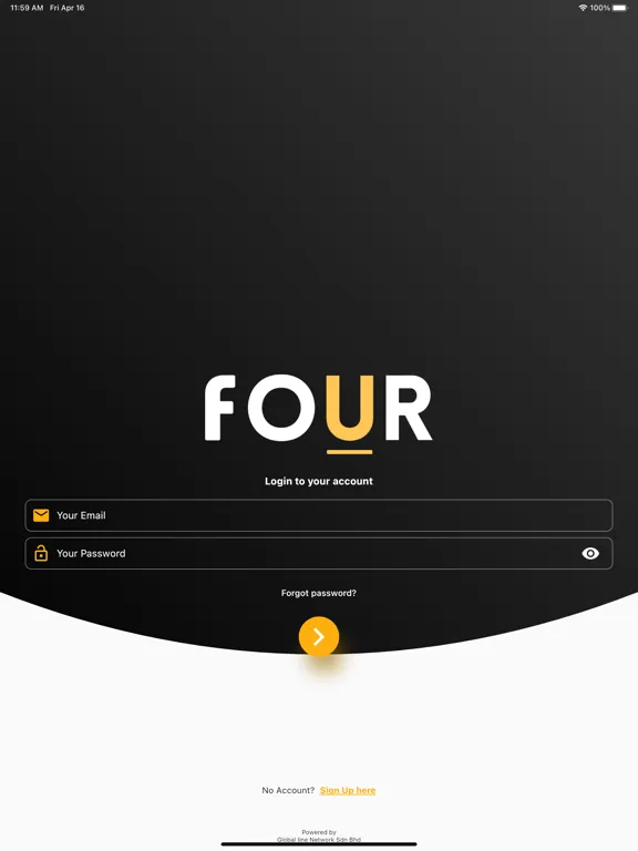 Ảnh chụp màn hình của Four by Forth Dimension iPad 