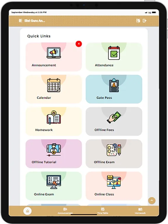 Shri Guru Angad Edu Center iPad  Screenshots