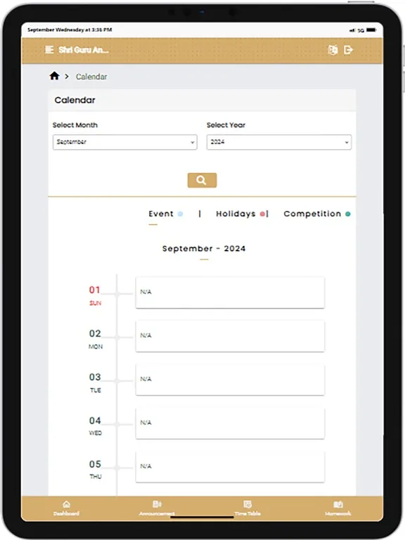 Shri Guru Angad Edu Center iPad  Screenshots