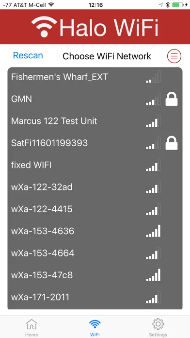 ภาพหน้าจอของ Halo WiFi