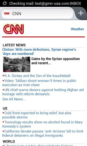 Tangkapan skrin XGate Satellite Email & Web