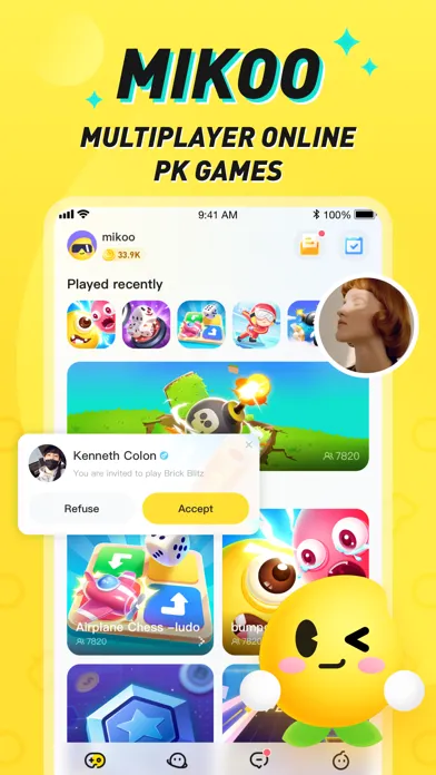Screenshot di MIKOO - Game,Chat,Meet Friends
