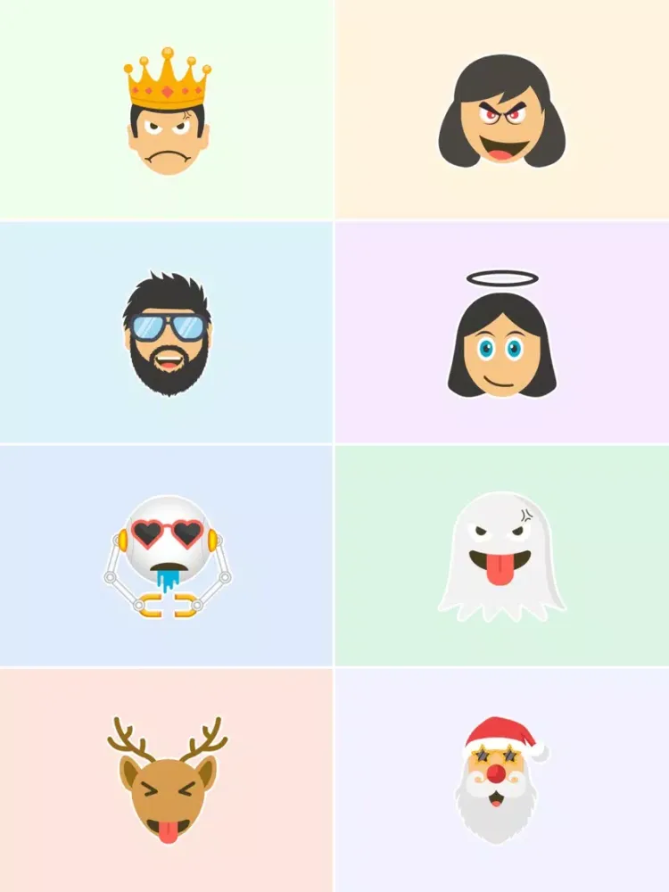 Tangkapan skrin Emoji 2.0 - Extra Moji Stickers for iMessage iPad 